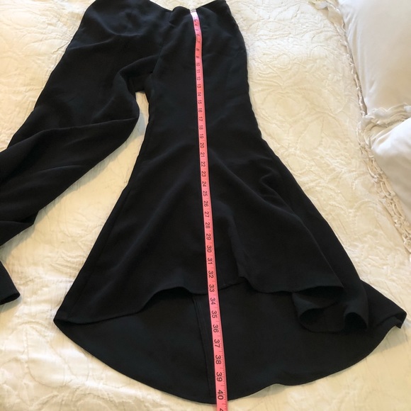 HP! Anthropologie Zinnia Flare Trouser Black NWT Women’s Size 2 - Picture 7 of 8